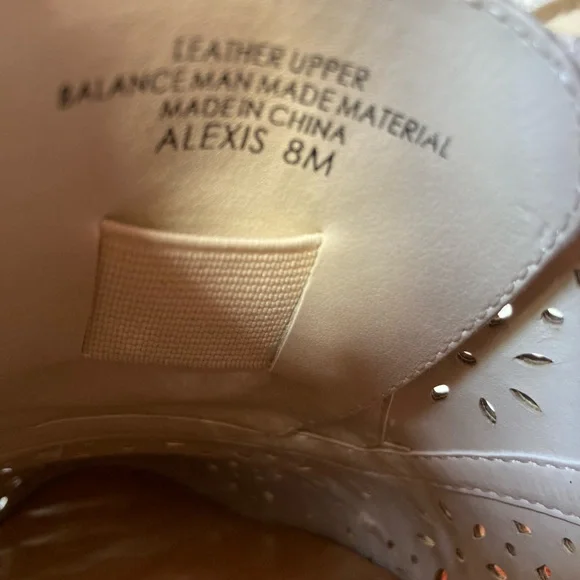 Crown Vintage Alexis White Perforated Flats - Picture 6 of 6